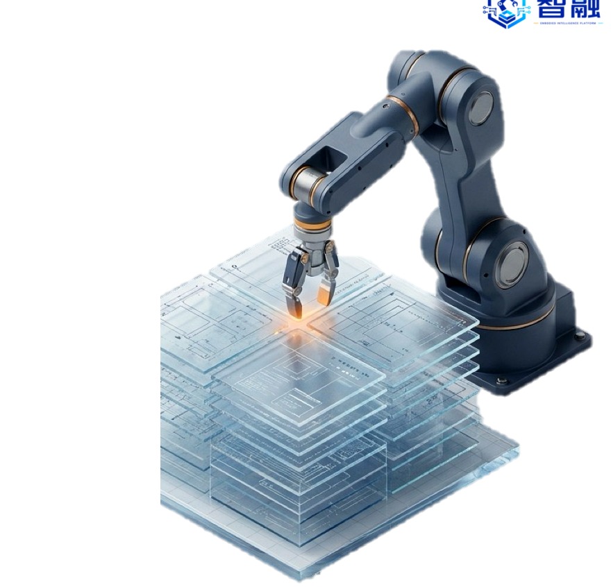 机械臂与数据底座示意